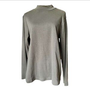 White Stag Black Long Sleeve Blouse (575-2)